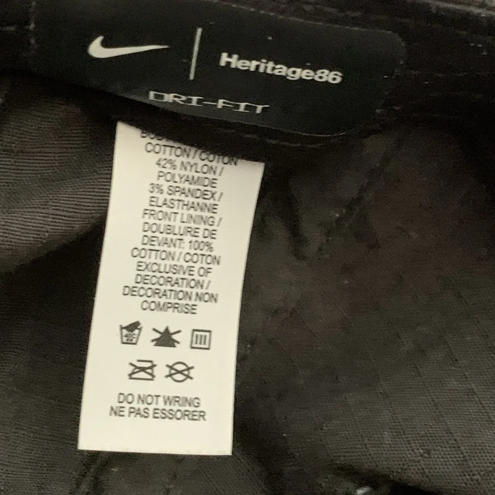 Nike Heritage 86 Hat Mens One Size Ripstop Military USA Patch Flag